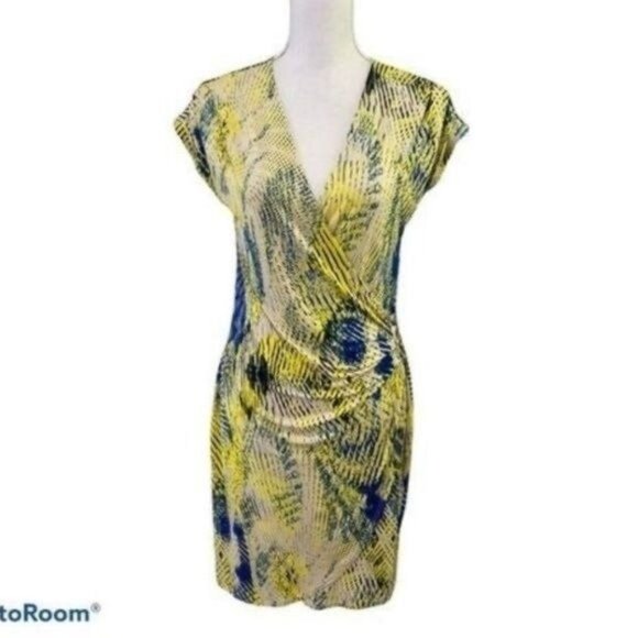 S-twelve faux wrap dress, medium - Picture 1 of 10